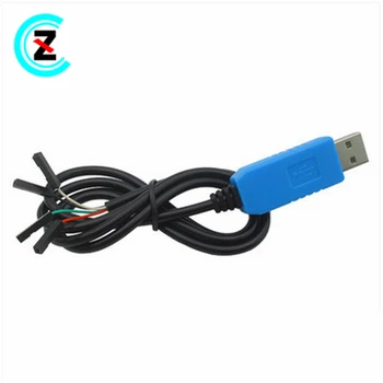 Modrá PL2303TA USB TTL RS232 Upgrade USB na sériový stiahnuť kábel